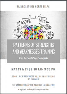Patterns of Strengths and Weaknesses Zoom Training