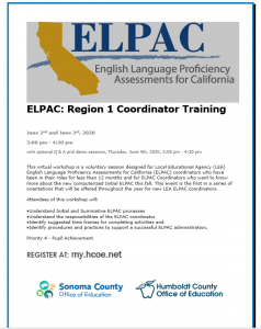 Elpac Training Region 1