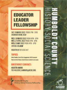 Educator Leader Fellowship Humboldt County History-Social Studies