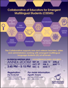 Collaborative of Educators for Emergent Multilingual Students (CEEMS)
