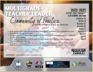 Multigrade Teachers Community of Practice 2022-2023