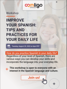 Comligo Spanish Workshop English Version