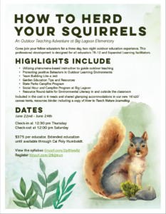 How to Herd Your Squirrels An Outdoor Teaching Adventure