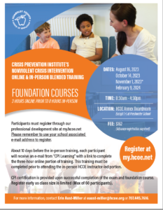 Crisis Prevention Institute's Nonviolent Crisis Intervention Online & In-Person Blended Training
