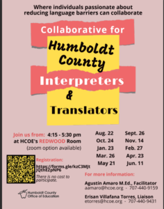Collaborative for Humboldt County Interpreters & Translators 2023-24