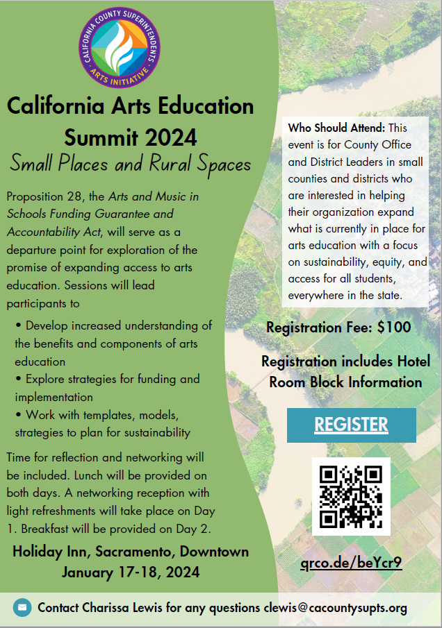 California Arts Education Summit 2024 Small Places and Rural Spaces