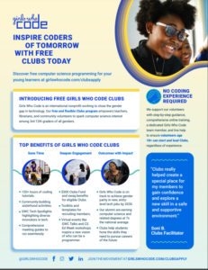 Girls Who Code Inspire Coders of Tomorrow With Free Clubs Today page 1