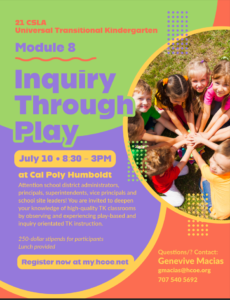 Inquiry Through Play -21 CSLA UTK