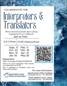 Collaborative for Humboldt County Interpreters & Translators 24-25